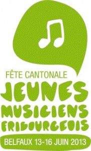 Logo de la fête cantonales des jeunes musiciens à Belfaux